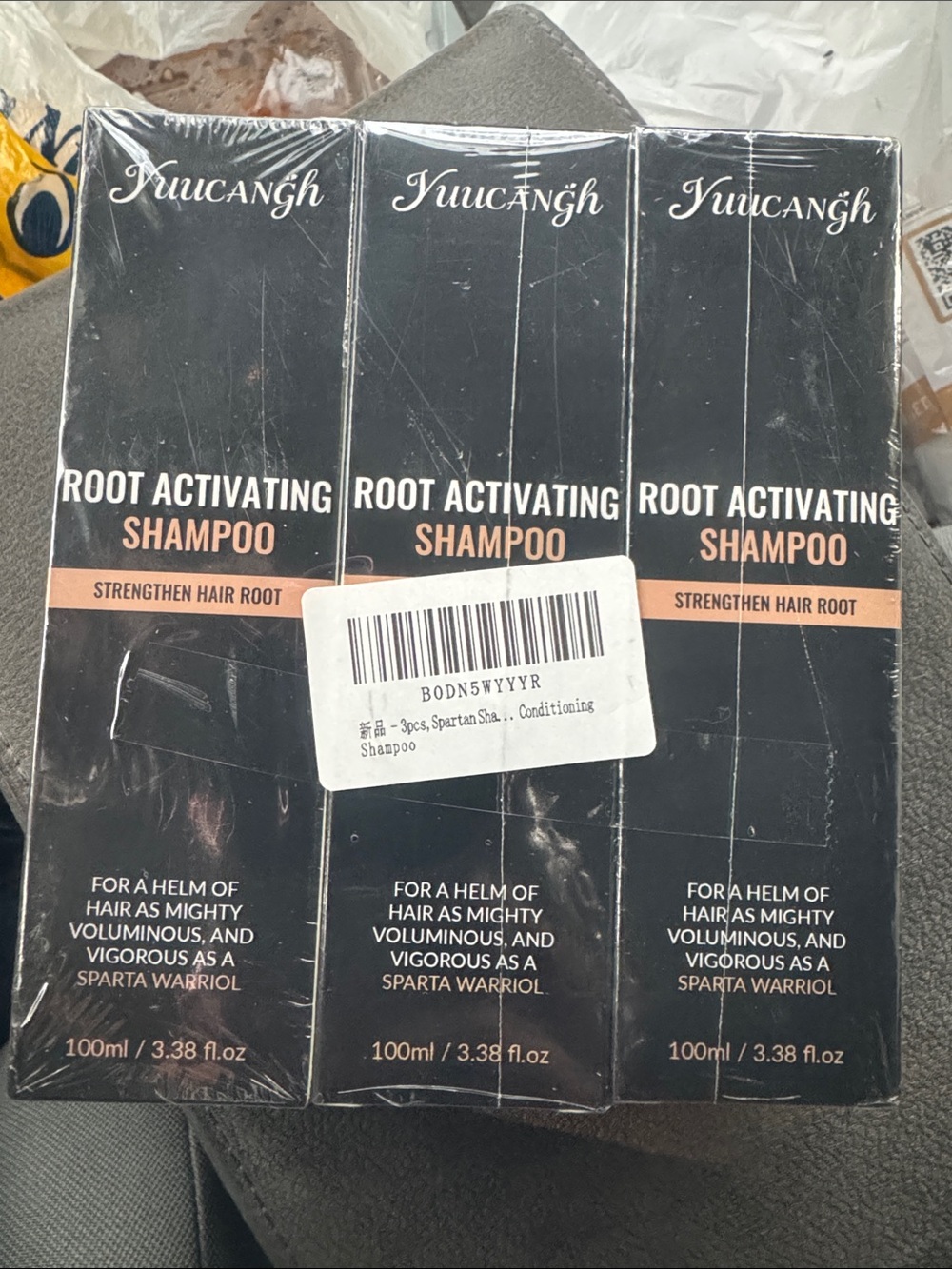 Yuucangh Root Activating Shampoo - Black & Copper Packaging